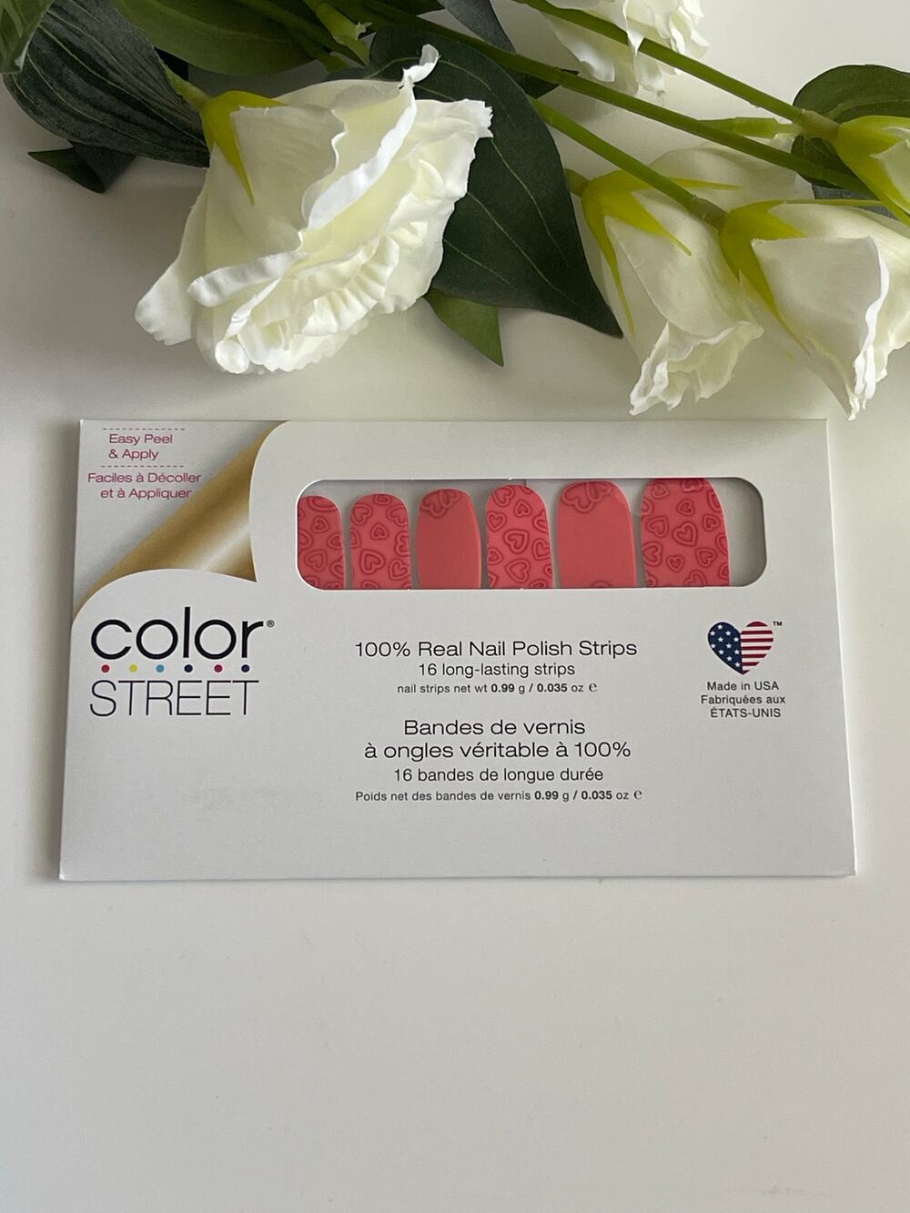 Color Street Valentines Nail Strips Hearttrob